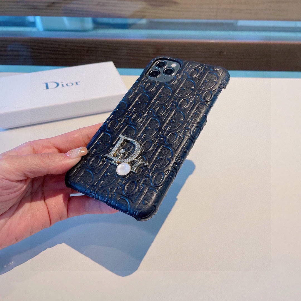 Dior Apple Iphone Leather Premium Deluxe Phone Case D457213