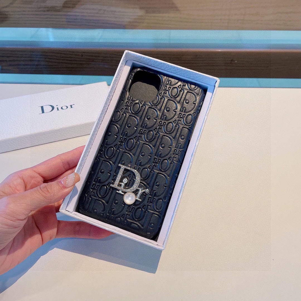 Dior Apple Iphone Leather Premium Deluxe Phone Case D457213