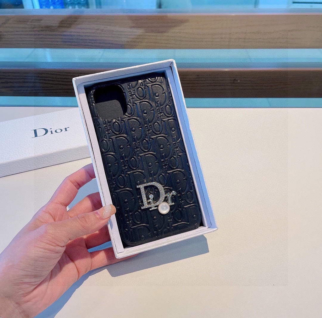 Dior Apple Iphone Leather Premium Deluxe Phone Case D457213