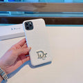 Dior Apple Iphone Leather Premium Deluxe Phone Case D457214 - iPhone15pro max £¨6.7£© - View 1