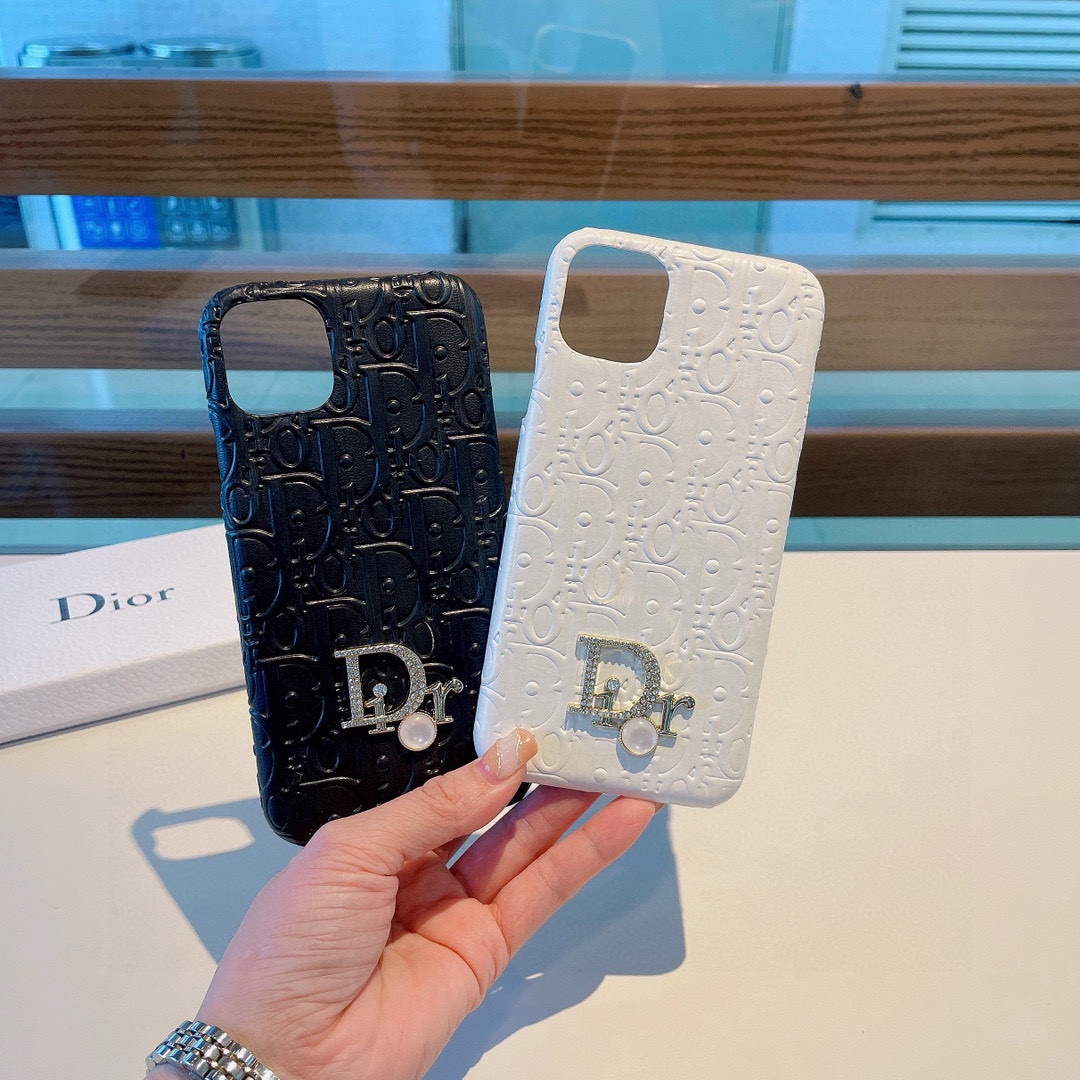 Dior Apple Iphone Leather Premium Deluxe Phone Case D457214