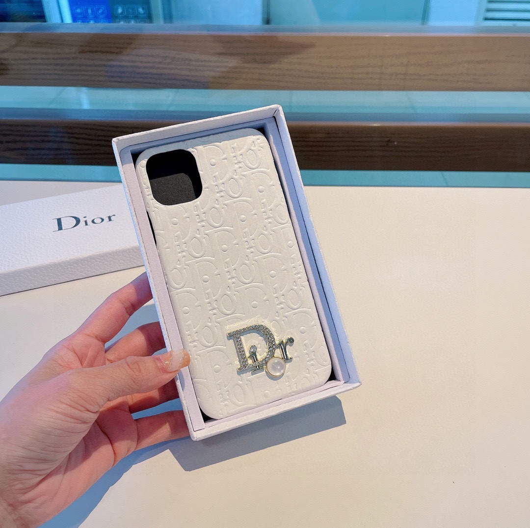 Dior Apple Iphone Leather Premium Deluxe Phone Case D457214