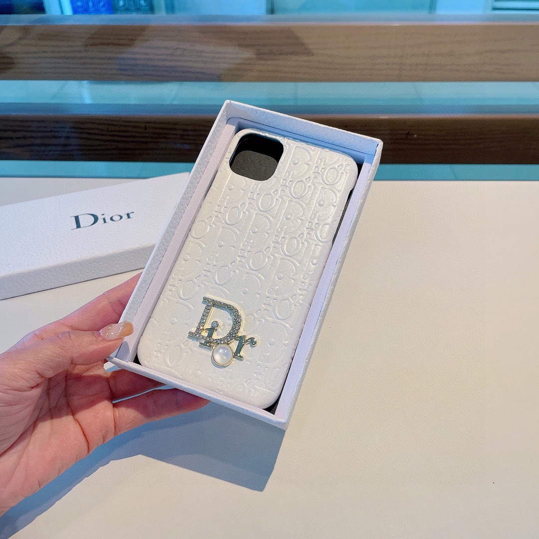Dior Apple Iphone Leather Premium Deluxe Phone Case D457214