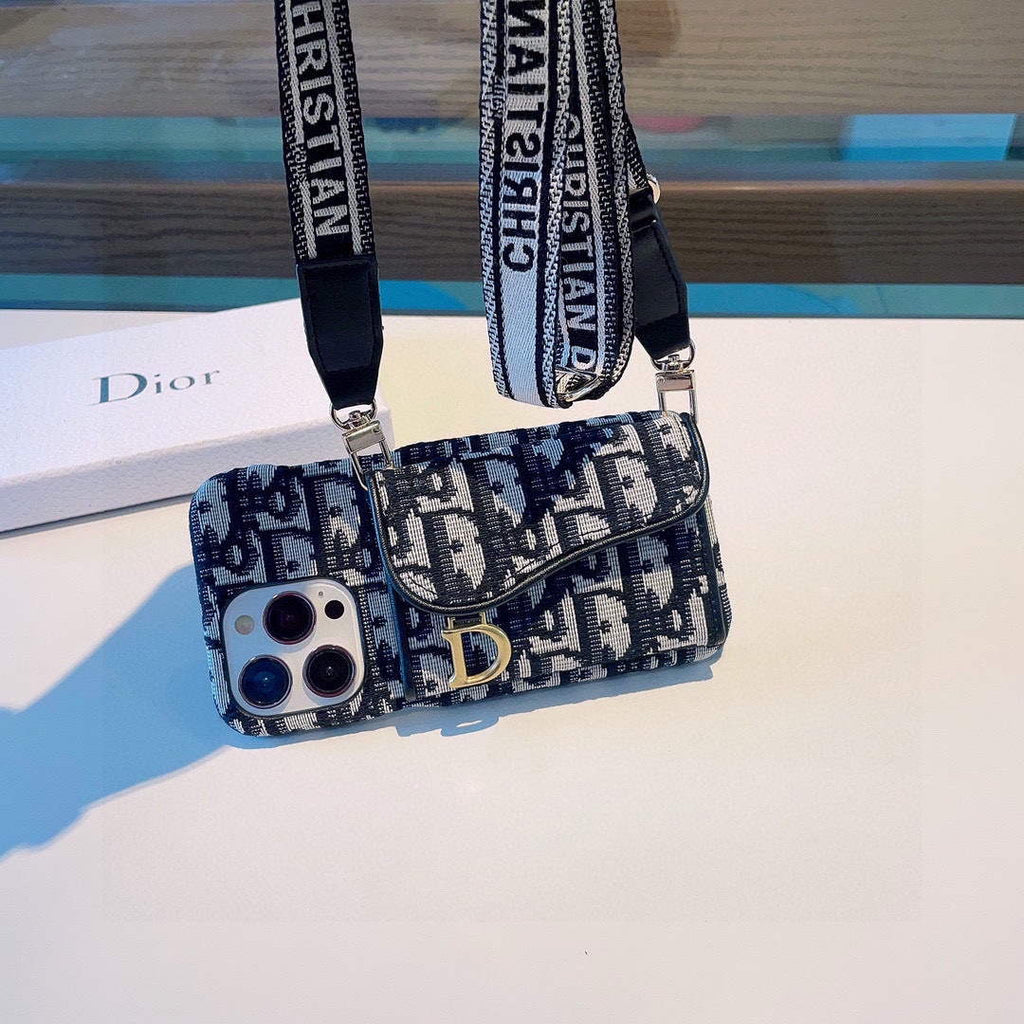 Dior Apple Iphone Leather Premium Deluxe Phone Case D457215