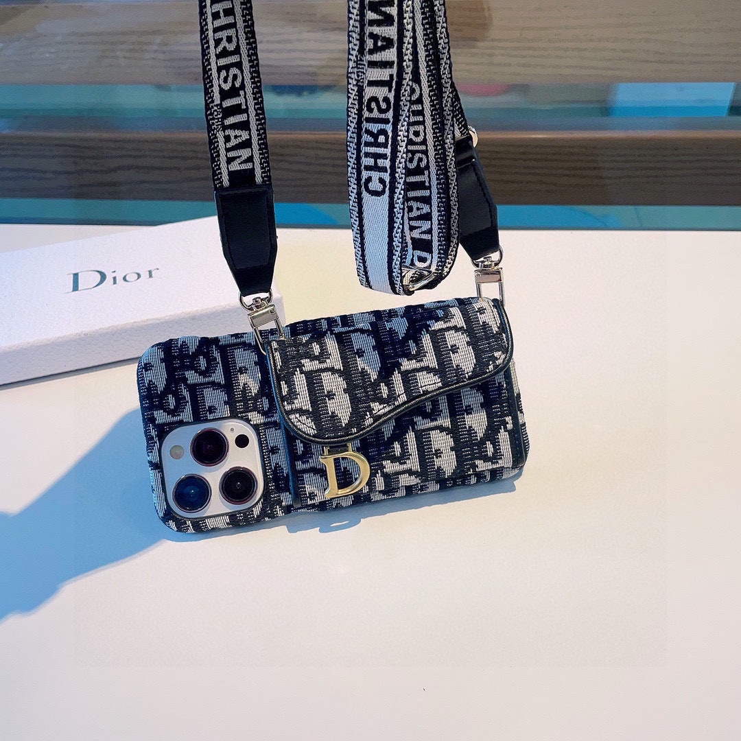 Dior Apple Iphone Leather Premium Deluxe Phone Case D457215