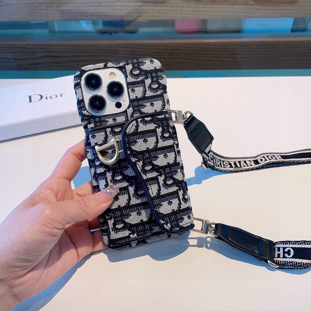 Dior Apple Iphone Leather Premium Deluxe Phone Case D457215