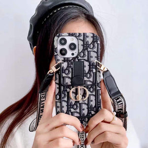 Dior Apple Iphone Leather Premium Deluxe Phone Case D457216 - iPhone15pro max £¨6.7£© - View 2