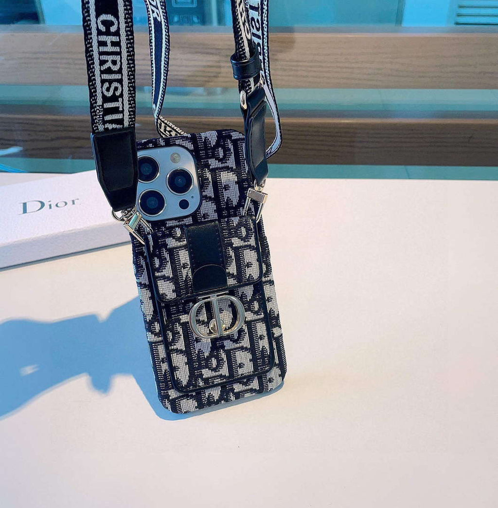 Dior Apple Iphone Leather Premium Deluxe Phone Case D457216