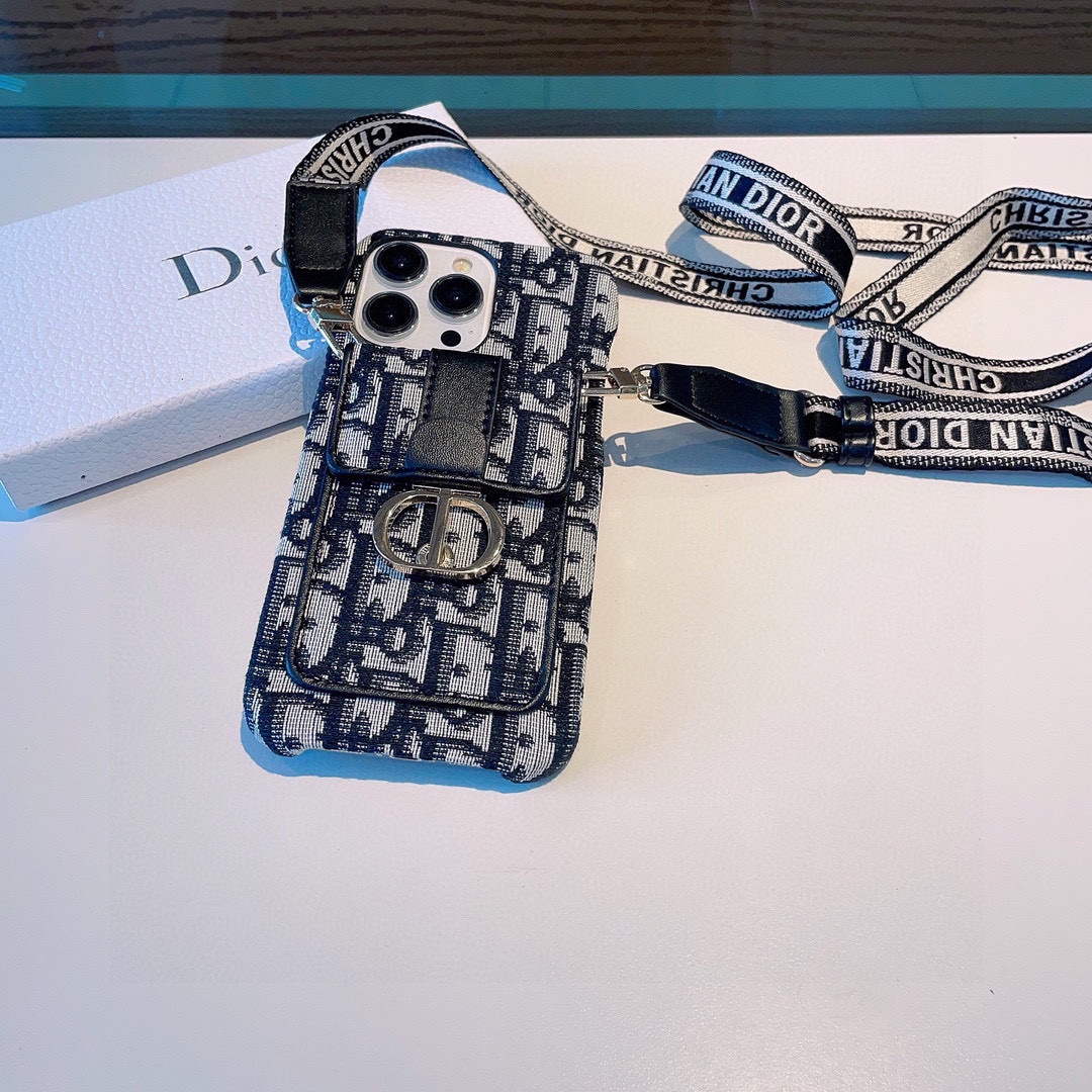 Dior Apple Iphone Leather Premium Deluxe Phone Case D457216