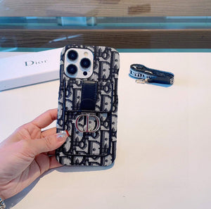 Dior Apple Iphone Leather Premium Deluxe Phone Case D457216 - iPhone15pro max £¨6.7£© - View 6