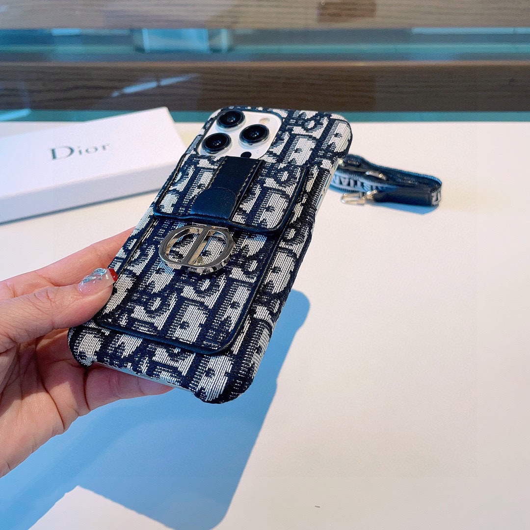 Dior Apple Iphone Leather Premium Deluxe Phone Case D457216