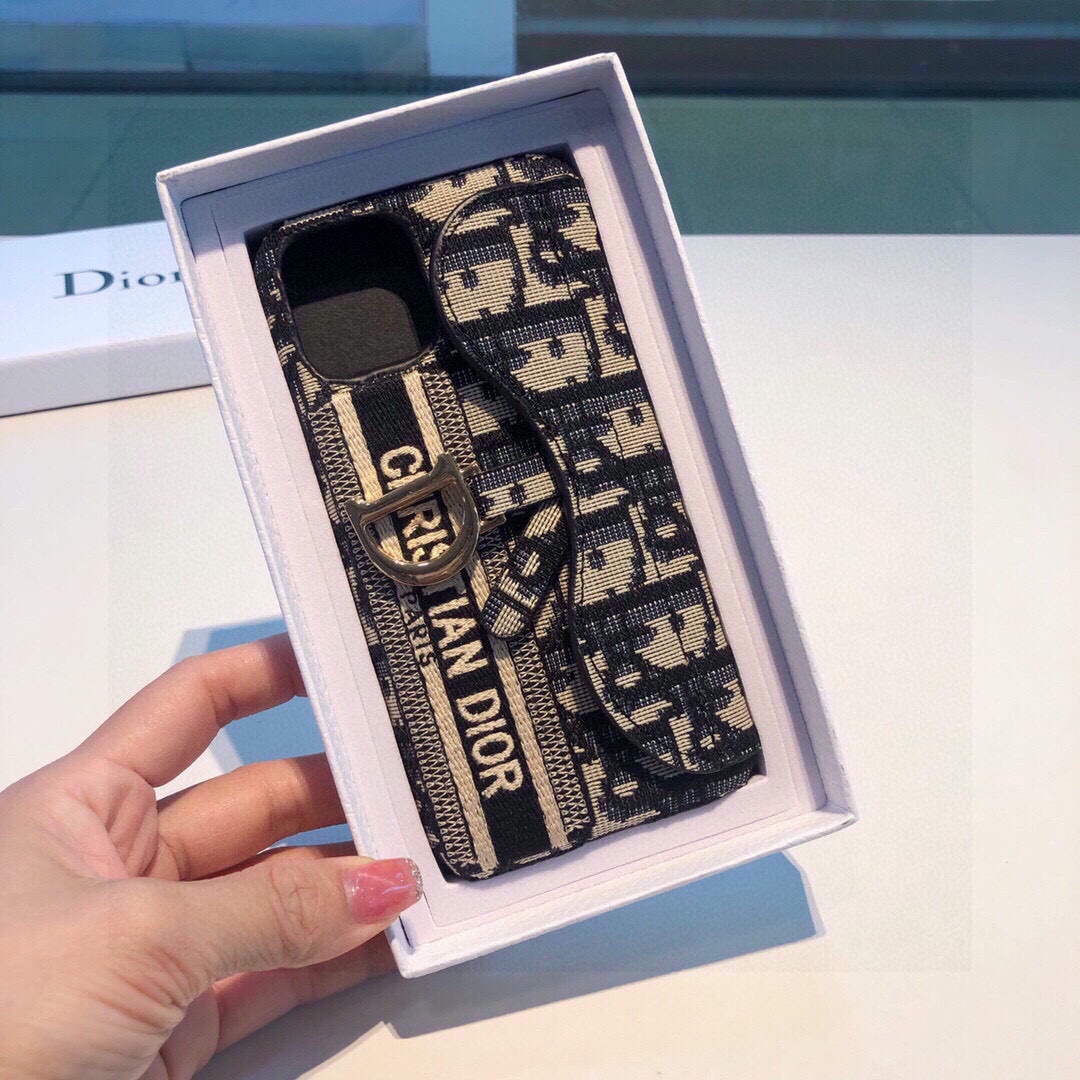 Dior Apple Iphone Leather Premium Deluxe Phone Case D457218