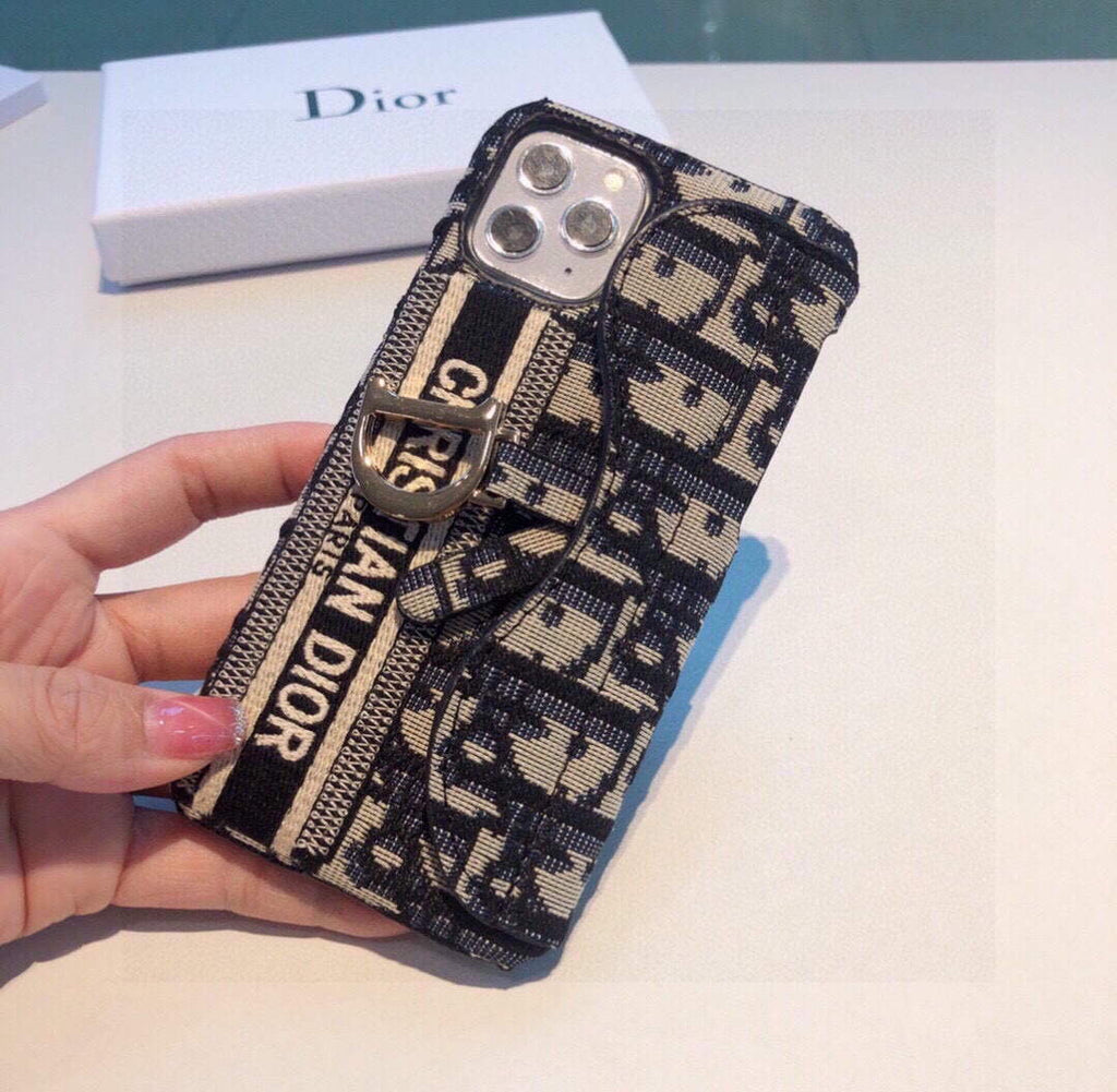 Dior Apple Iphone Leather Premium Deluxe Phone Case D457218