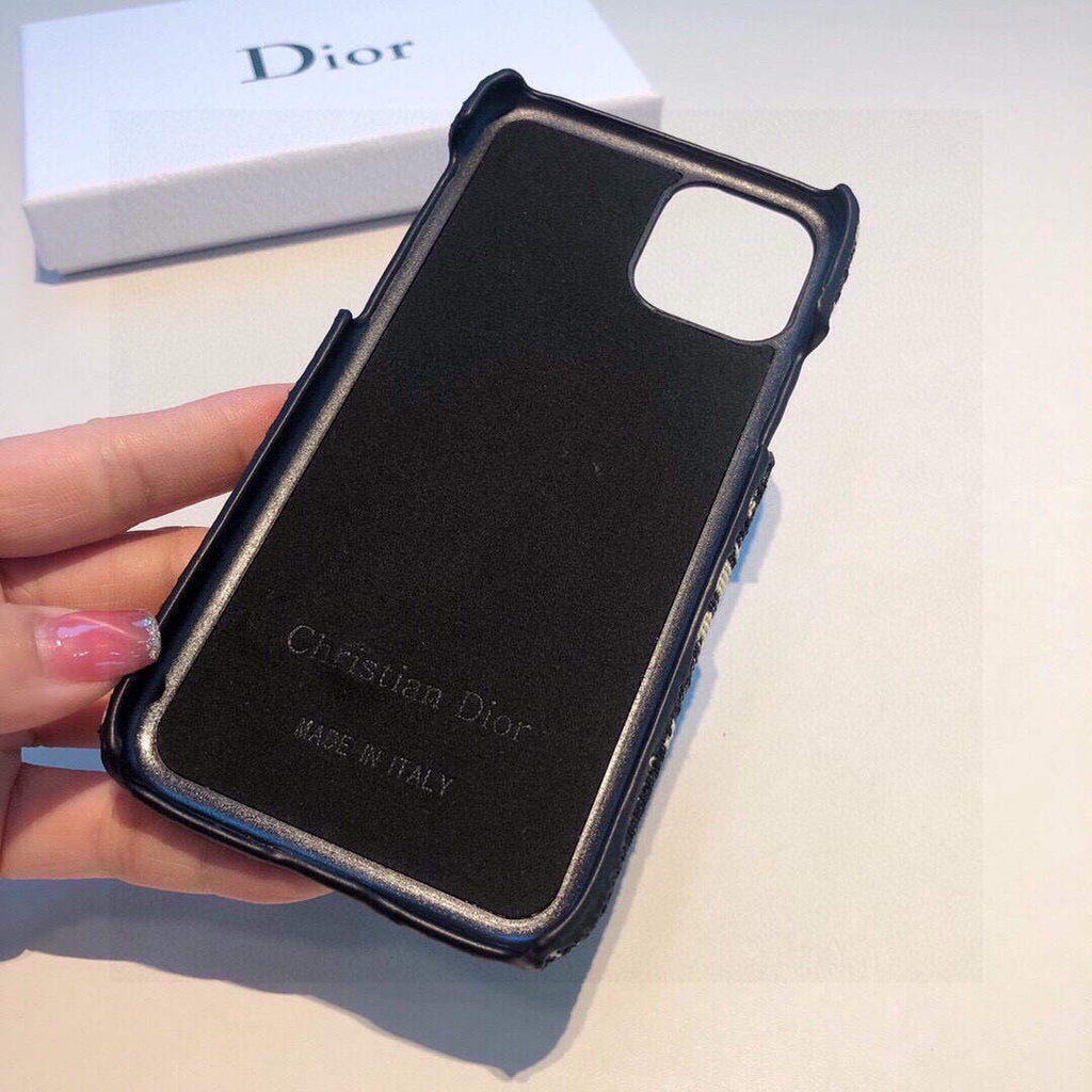 Dior Apple Iphone Leather Premium Deluxe Phone Case D457218