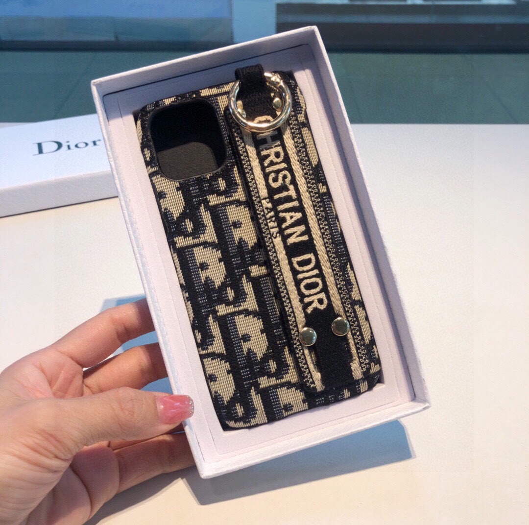 Dior Apple Iphone Leather Premium Deluxe Phone Case D457219