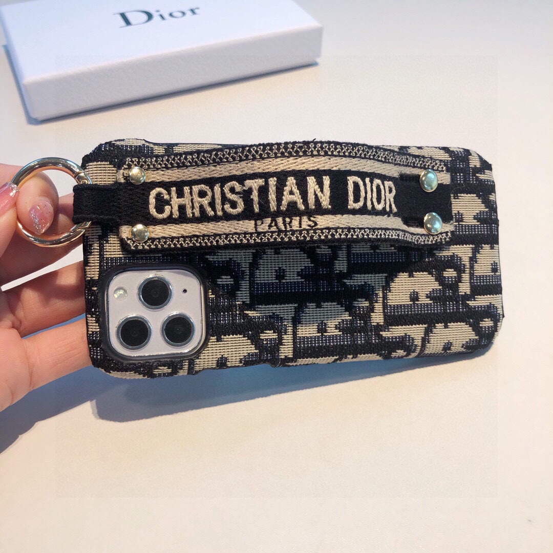 Dior Apple Iphone Leather Premium Deluxe Phone Case D457219