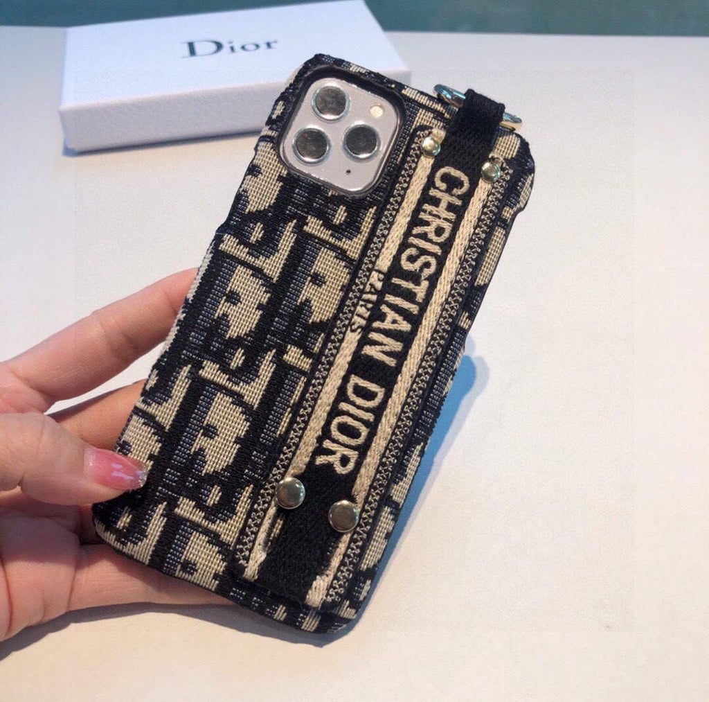 Dior Apple Iphone Leather Premium Deluxe Phone Case D457219
