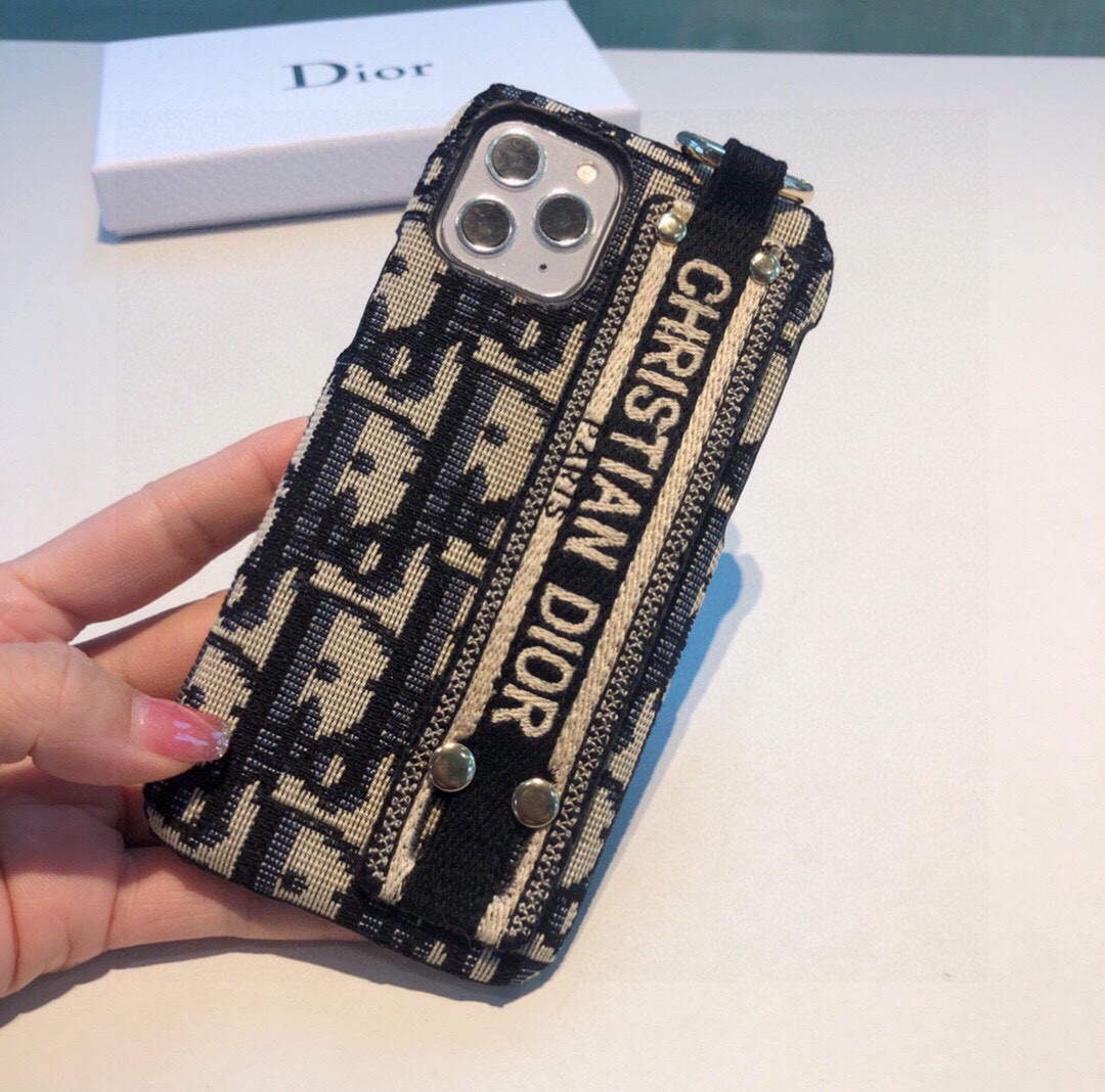 Dior Apple Iphone Leather Premium Deluxe Phone Case D457219