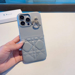 Dior Apple Iphone Leather Premium Deluxe Phone Case D457220 - iPhone15pro max £¨6.7£© - View 1