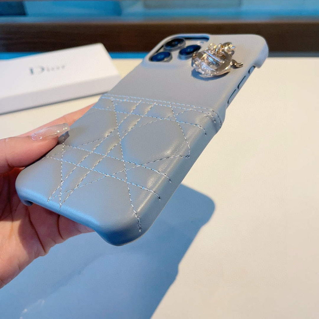 Dior Apple Iphone Leather Premium Deluxe Phone Case D457220