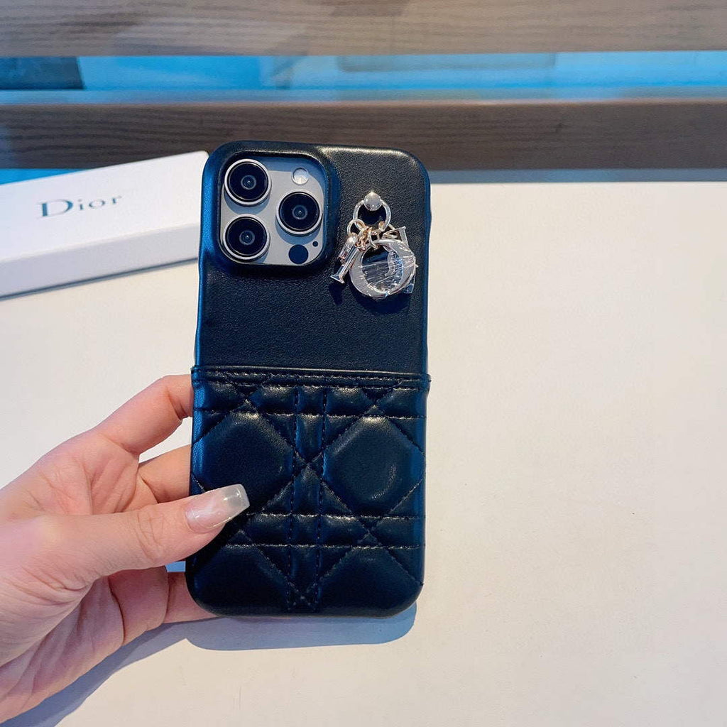 Dior Apple Iphone Leather Premium Deluxe Phone Case D457221