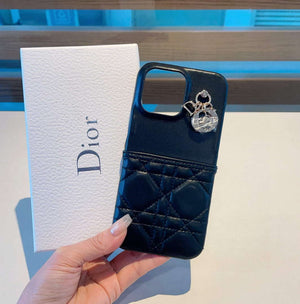 Dior Apple Iphone Leather Premium Deluxe Phone Case D457221 - iPhone15pro max £¨6.7£© - View 5