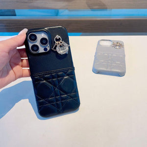 Dior Apple Iphone Leather Premium Deluxe Phone Case D457221 - iPhone15pro max £¨6.7£© - View 8