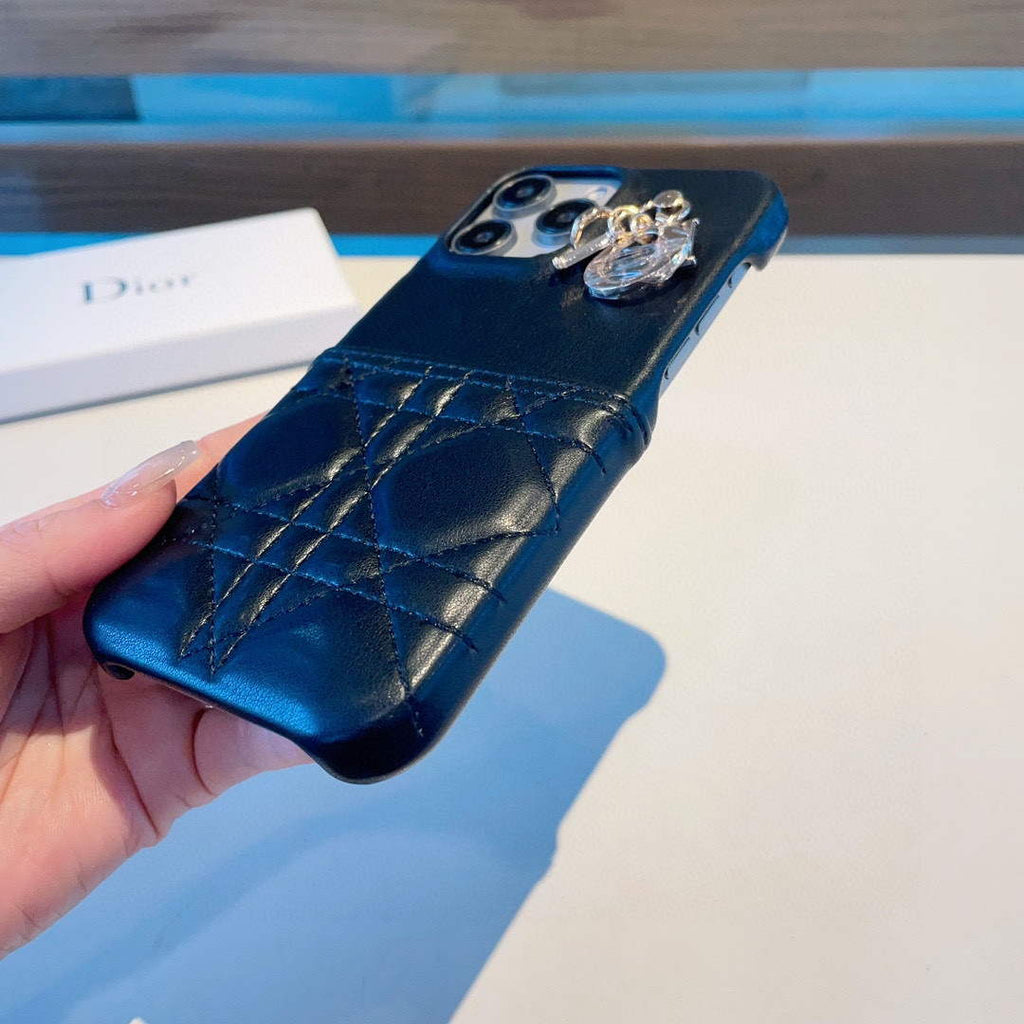 Dior Apple Iphone Leather Premium Deluxe Phone Case D457221
