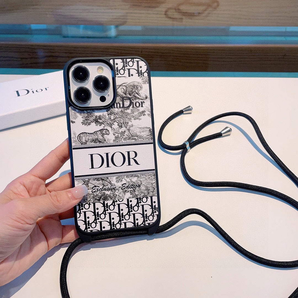Dior Apple Iphone Leather Premium Deluxe Phone Case D457222