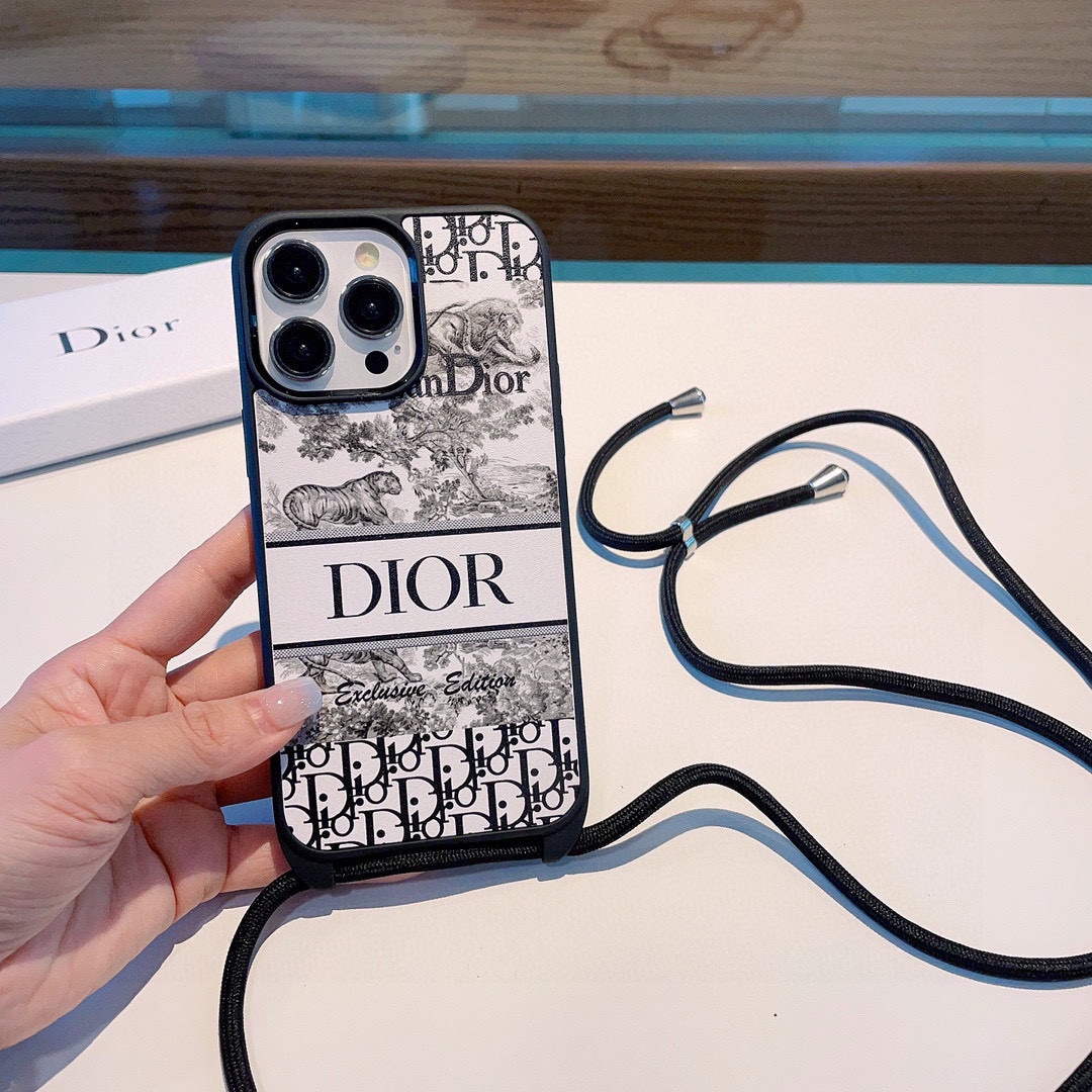 Dior Apple Iphone Leather Premium Deluxe Phone Case D457222