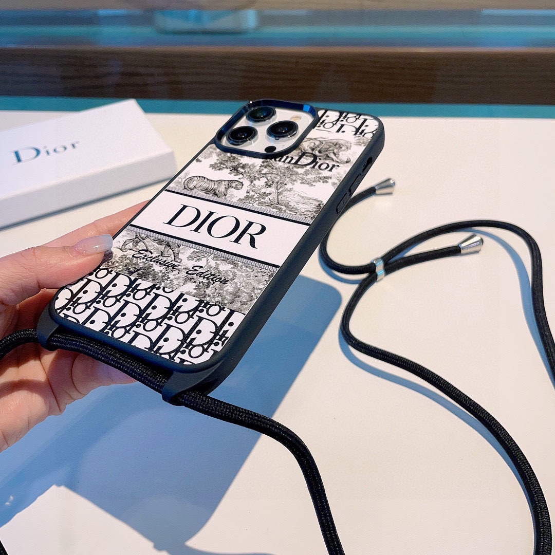 Dior Apple Iphone Leather Premium Deluxe Phone Case D457222