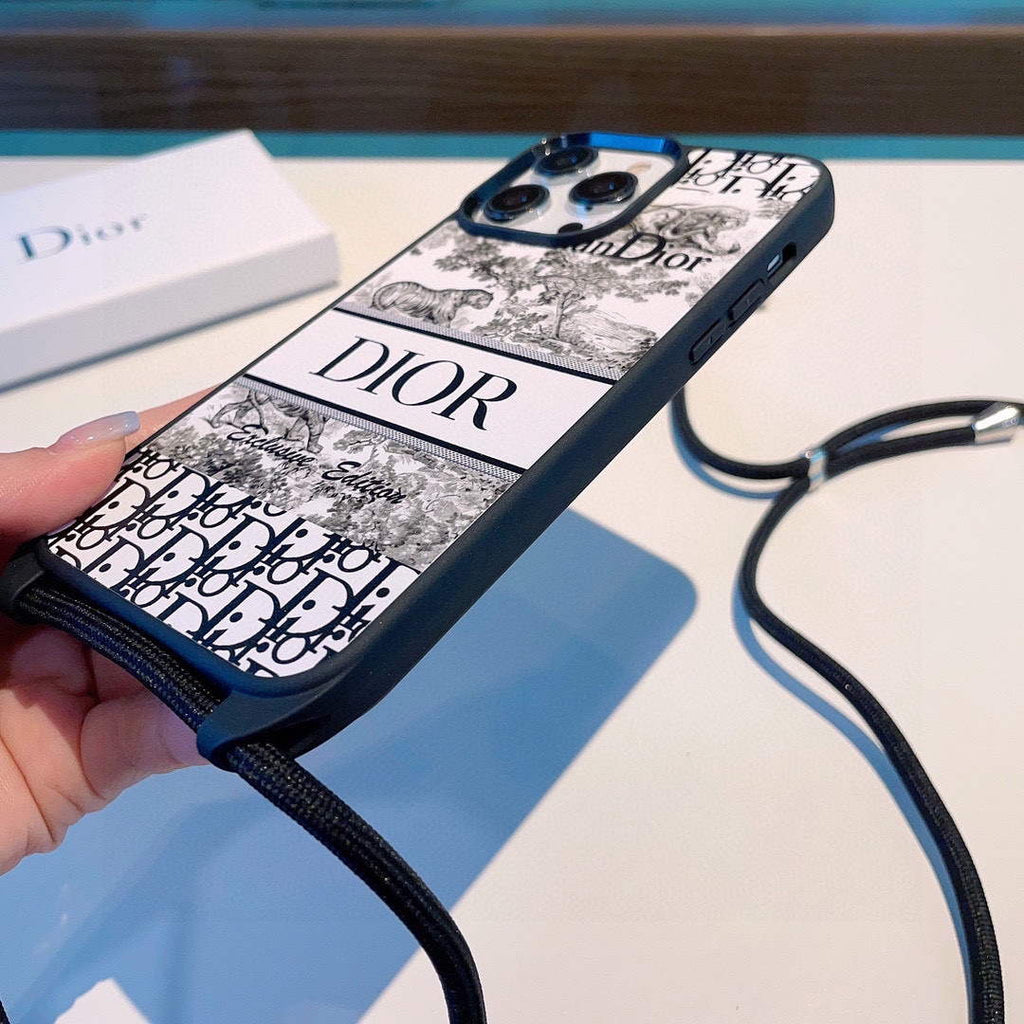 Dior Apple Iphone Leather Premium Deluxe Phone Case D457222