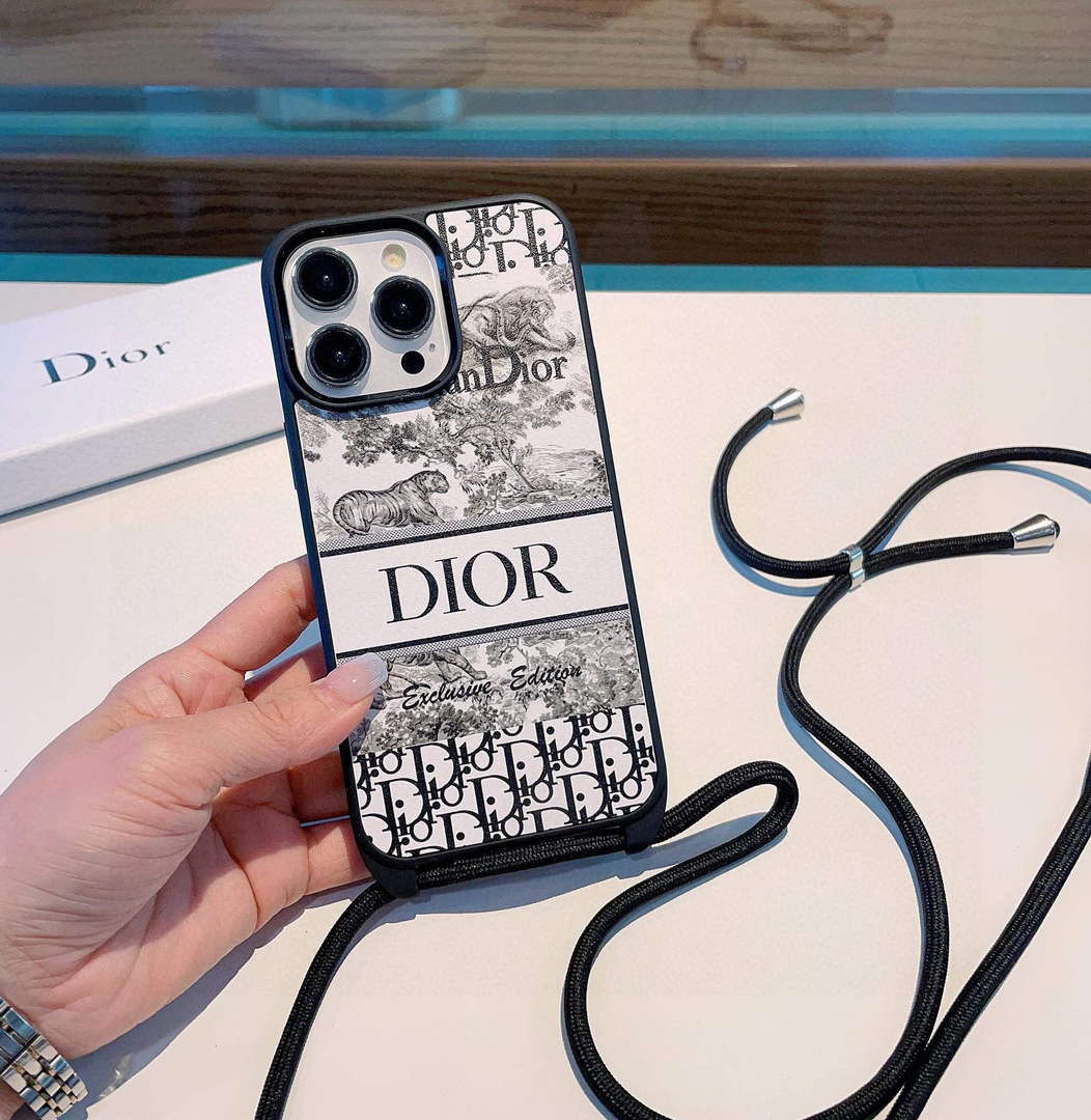 Dior Apple Iphone Leather Premium Deluxe Phone Case D457222