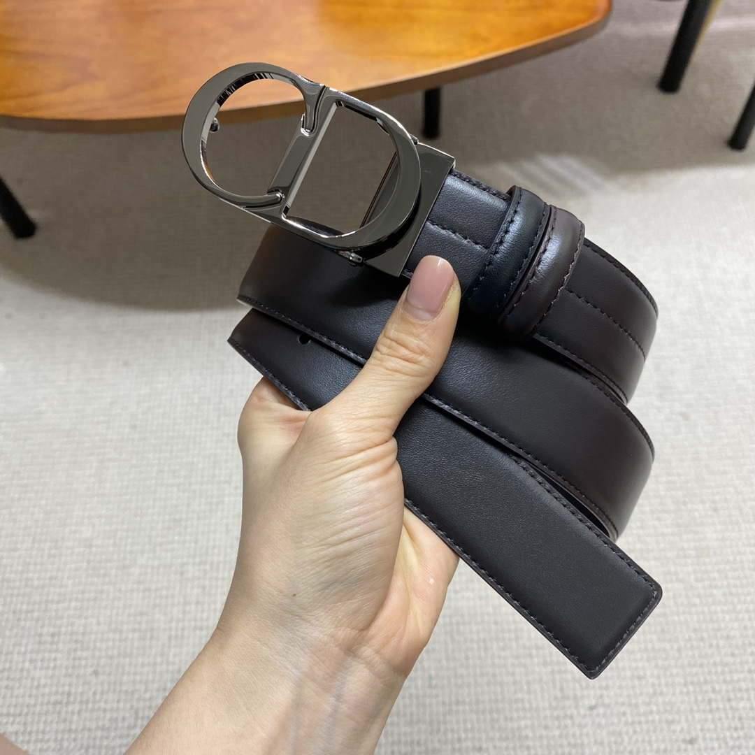 Dior Belts Designer Dior Buckle Leisure Belt Wide 3.4CM 19104 - luxibagsmall