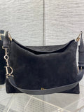 Dior Bolso Large Diorly M1411OHJX_M66M   Bag Suede Black