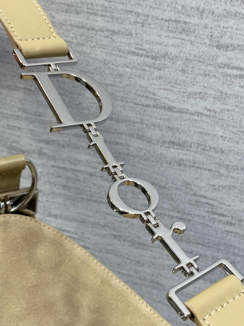 Dior Bolso Large Diorly M1411OHJX_M66M  Bag Suede Apircot