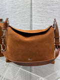 Dior Bolso Large Diorly M1411OHJX_M66M Bag Suede Brown