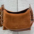 Dior Bolso Medium Diorly M1412PHJX_M44M Bag Suede Brown