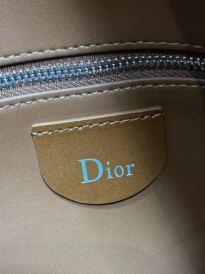 Dior Bolso Small Diorly M1412PHJX_M44M Bag Suede Brown