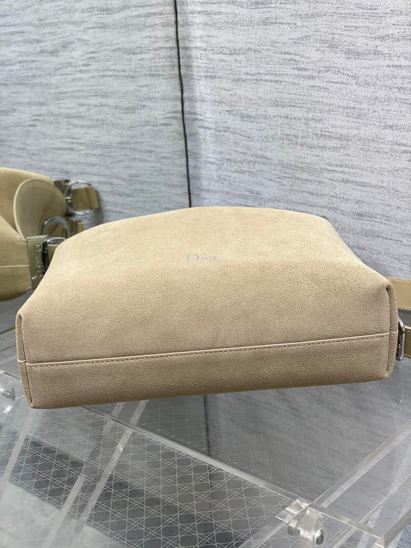 Dior Bolso Small Diorly M1412PHJX_M44M Bag Suede Apricot