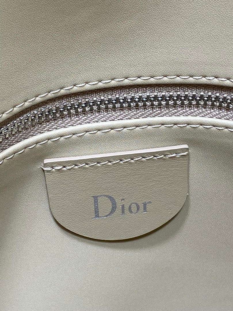 Dior Bolso Small Diorly M1412PHJX_M44M Bag Suede Apricot