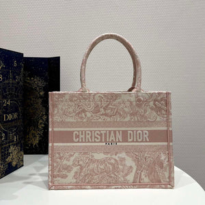 Dior Book Tote M1296 Medium Toile de Jouy Embroidery M0074 - Default Title - View 1