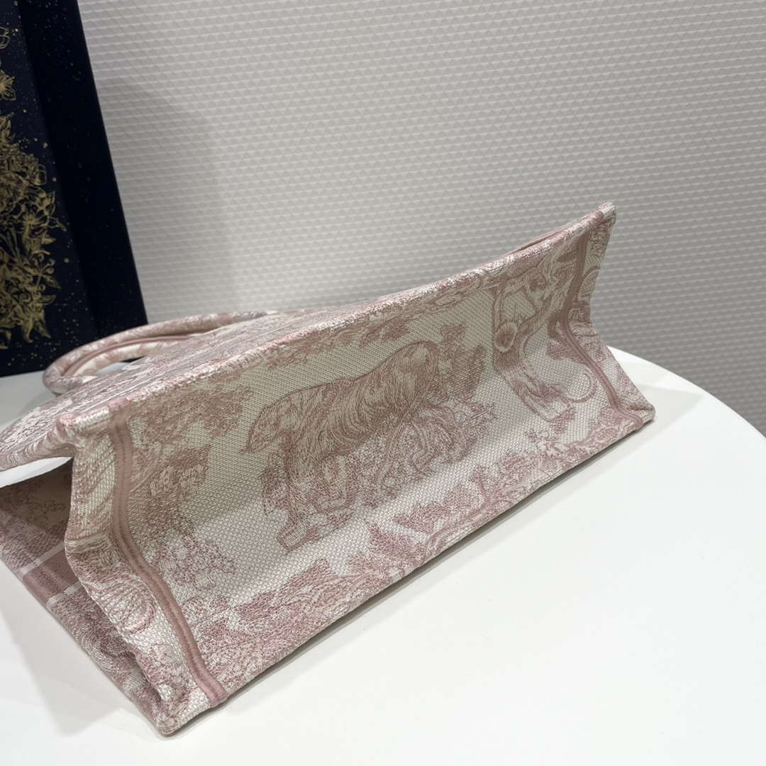 Dior Book Tote M1296 Medium Toile de Jouy Embroidery M0074 - Default Title - View 8