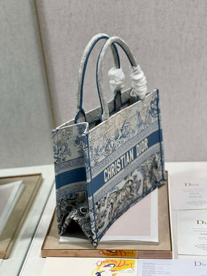 Dior Book Tote M1296 Medium Toile de Jouy Embroidery M0075 - Default Title - View 5