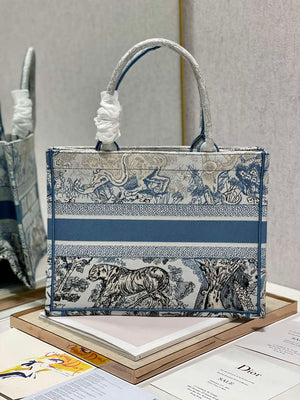 Dior Book Tote M1296 Medium Toile de Jouy Embroidery M0075 - Default Title - View 8