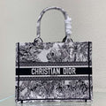 Dior Book Tote M1296 Medium Toile de Jouy Embroidery M0076 - Default Title - View 1