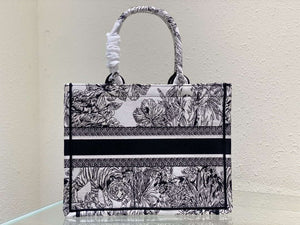 Dior Book Tote M1296 Medium Toile de Jouy Embroidery M0076 - Default Title - View 4