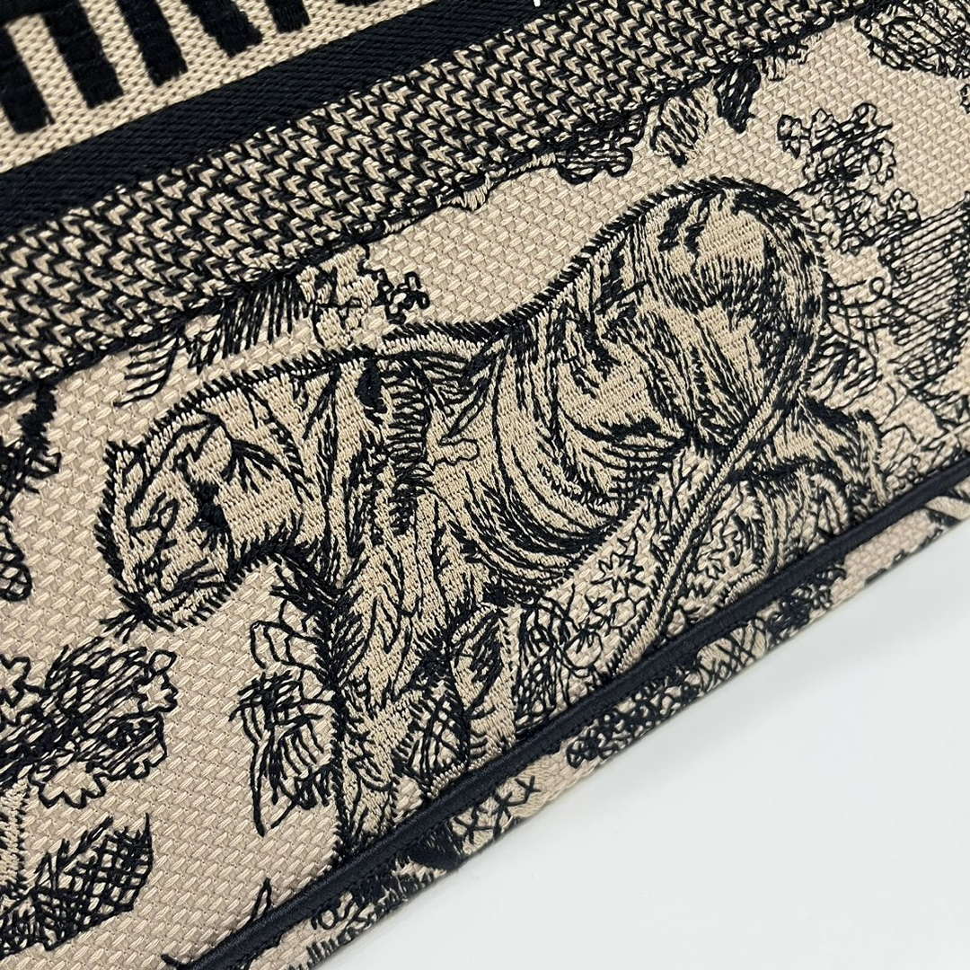 Dior Book Tote M1296 Medium Toile de Jouy Embroidery M0077 - Default Title - View 4