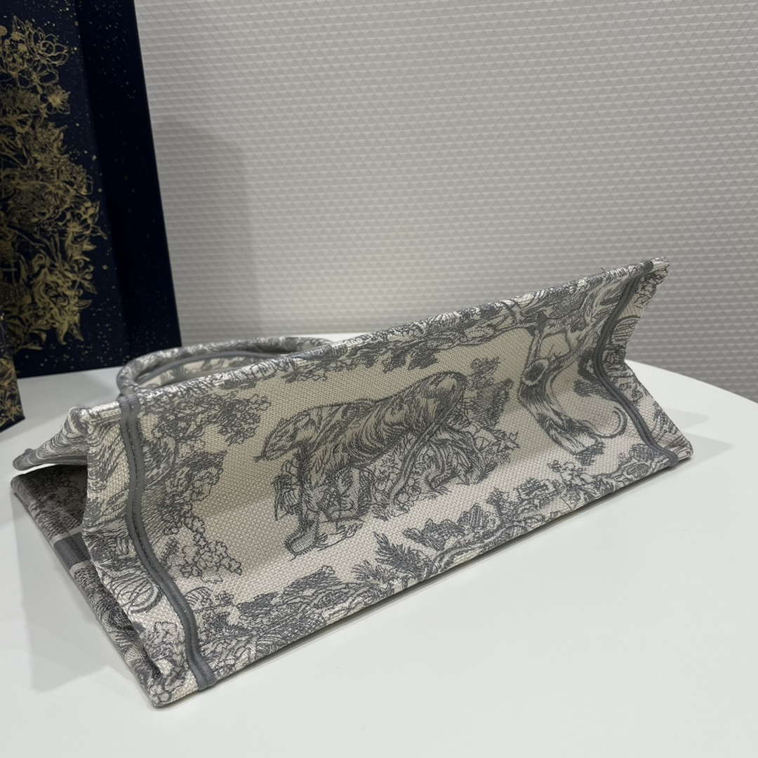 Dior Book Tote M1296 Medium Toile de Jouy Embroidery M0078 - Default Title - View 8