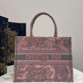 Dior Book Tote M1296 Medium Toile de Jouy Embroidery M0079 - Default Title - View 1